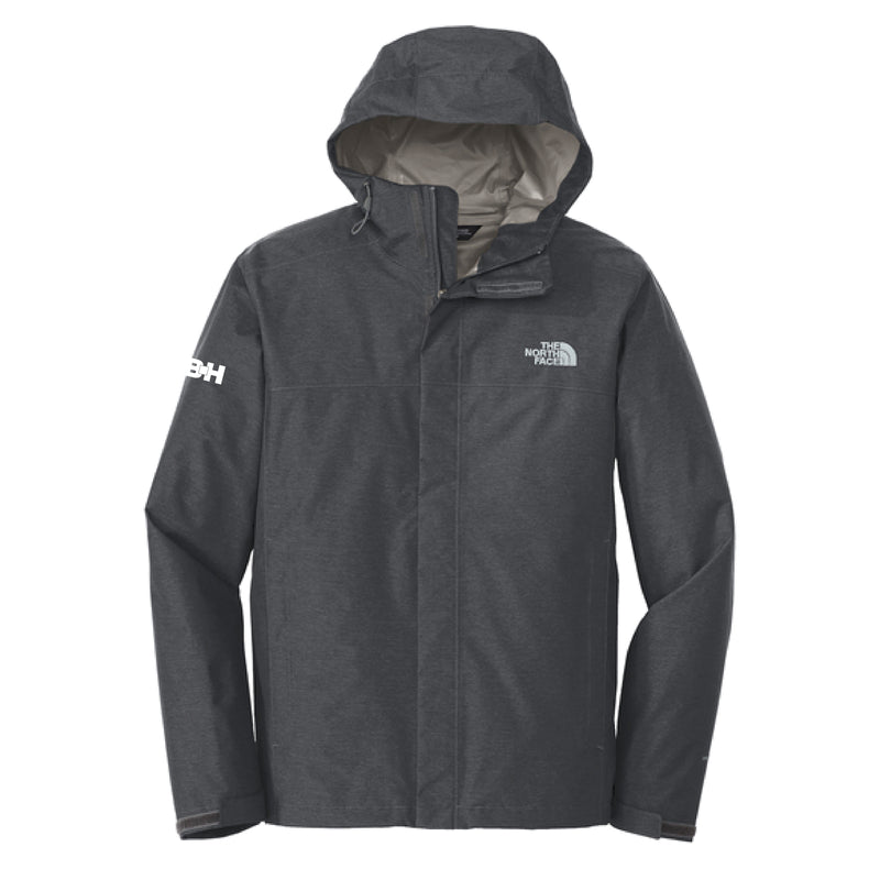 The Monochrome Icon Logo | Embroidered Dark Grey Heather Jacket