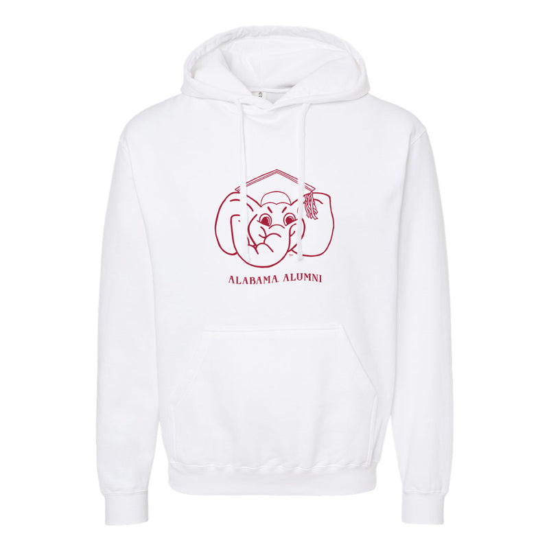 The Big Al Outline Alumni | White Hoodie