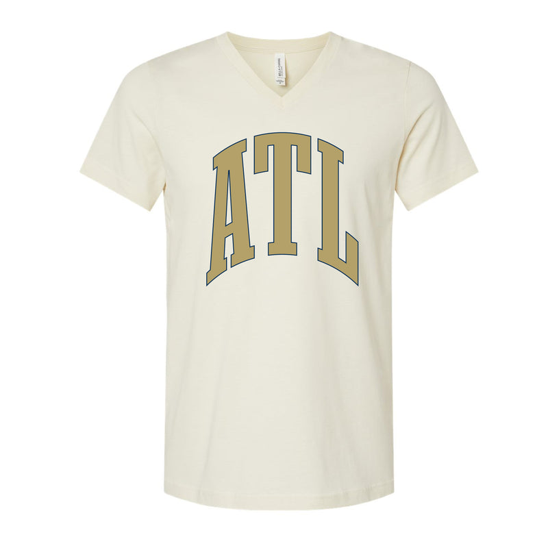 The Big ATL Arch | Natural V-Neck Tee