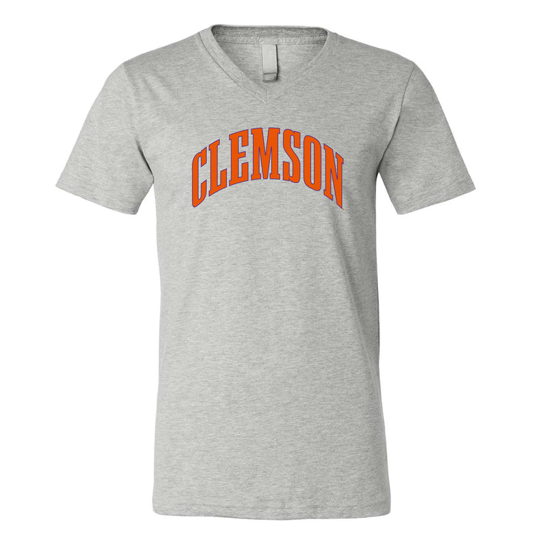 The Big Clemson Arch | Athletic Heather V-Neck