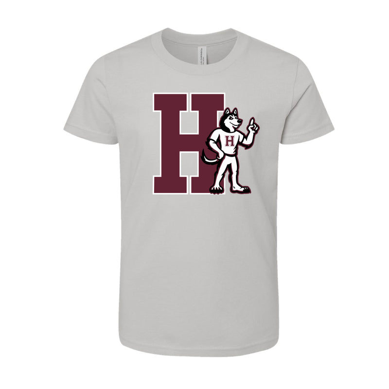 The Big H Huskies | Athletic Heather Youth Tee