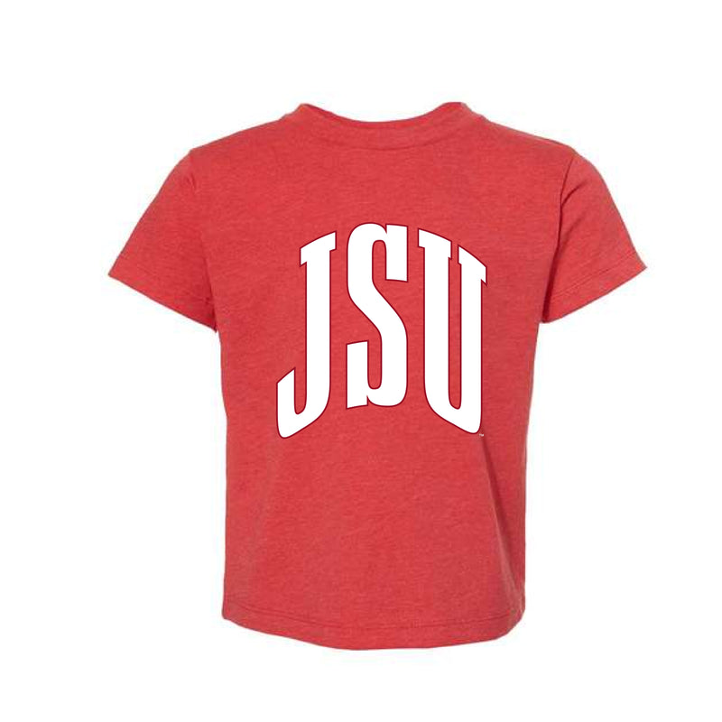 The Big JSU Arch | Toddler Heather Red Tee