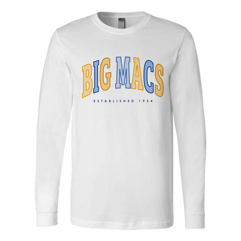 The Big Macs Multi | White Long Sleeve Tee