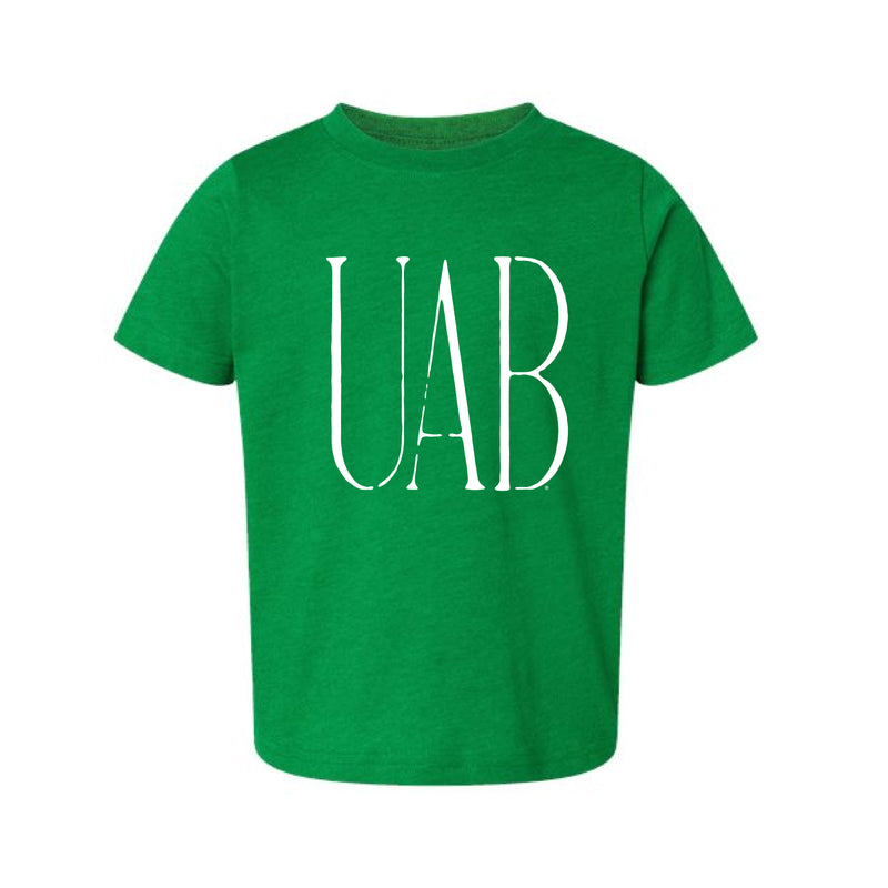 The Big UAB | Toddler Vintage Green Tee