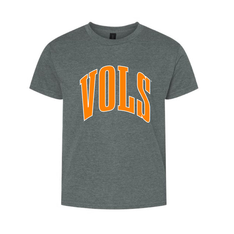 The Big Vols Arch | Youth Dark Heather Tee