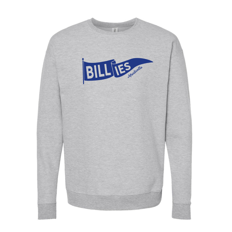 The Billies Flag | Heather Grey Oversized Crewneck Sweatshirt