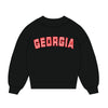 The Mallory Mockneck Georgia Gingham | Black