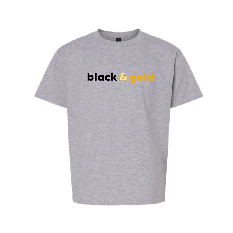 The Black & Gold | Youth Sport Grey Tee