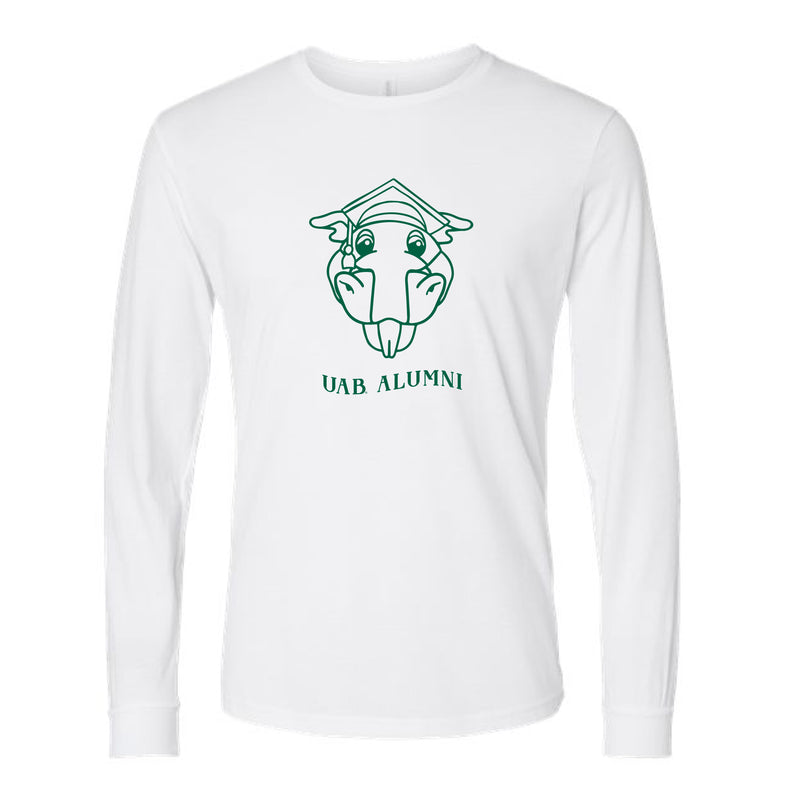 The UAB Alumni Blaze | White Long Sleeve