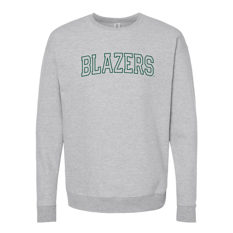 Blazers Arch Outline | Heather Grey Sweatshirt