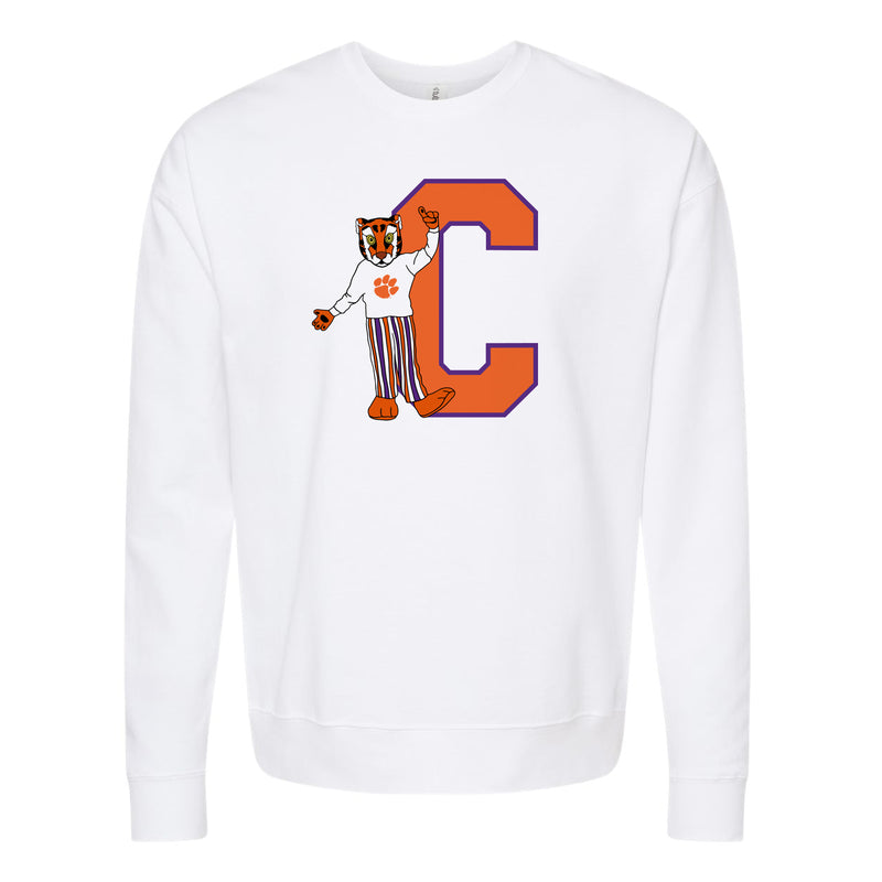 The Block C Tigers | White Sweatshirt