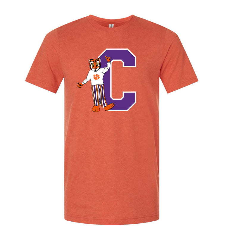 The Block C Tiger | Heather Orange Tee