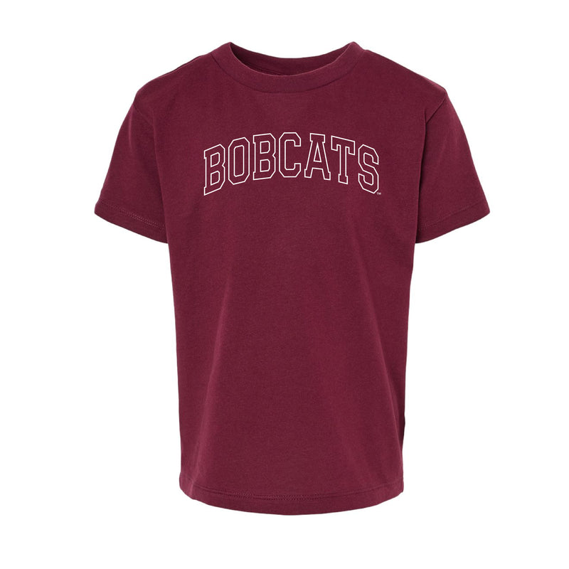 The Bobcats Arch Outline | Toddler Maroon Tee