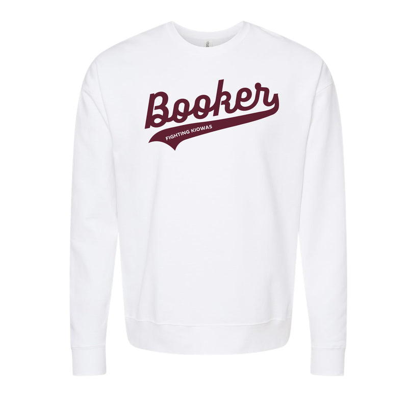 The Booker Script | White Sweatshirt