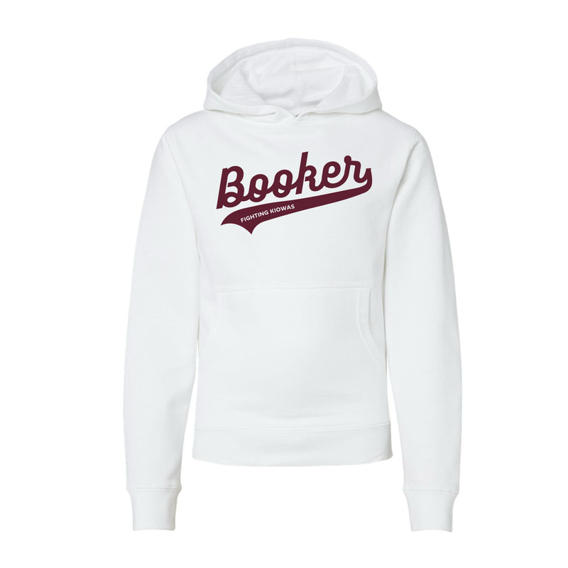 The Booker Script | White Youth Hoodie