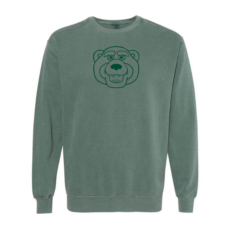 The Bruiser Head Outline | Blue Spruce Sweatshirt