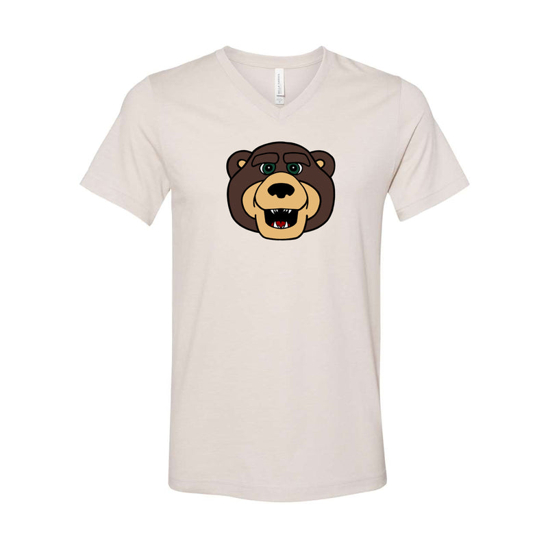 The Bruiser Head | Heather Dust V-Neck Tee