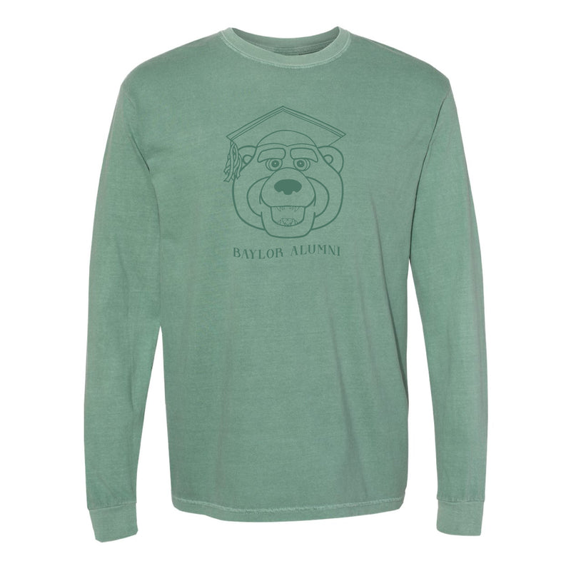 The Bruiser Outline Alumni | Light Green Long Sleeve