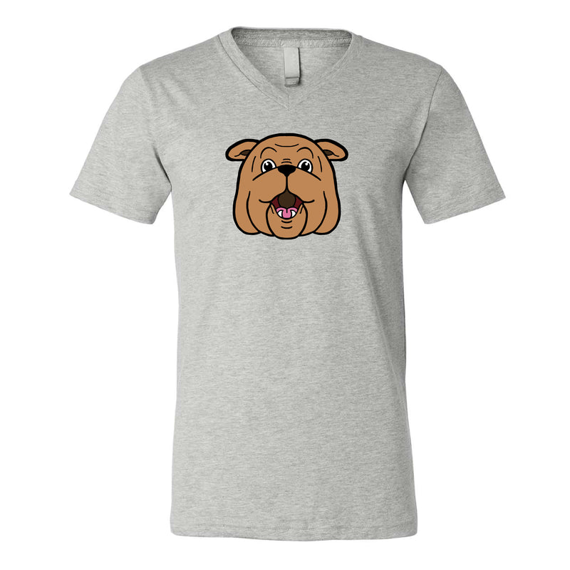 The Bully Head | Athletic Heather V-Neck Tee