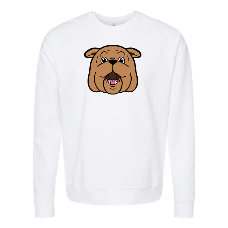 The Bully Head | White Sweatshirt