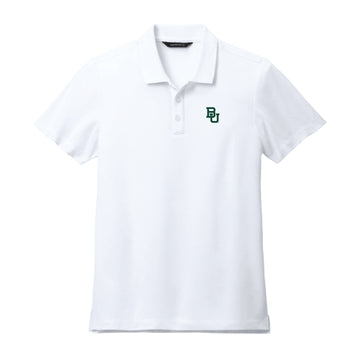 The BU Logo | Embroidered White Polo