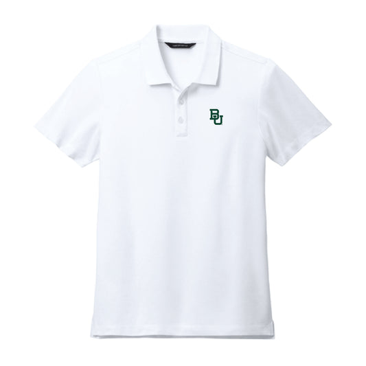 The BU Logo | Embroidered White Polo
