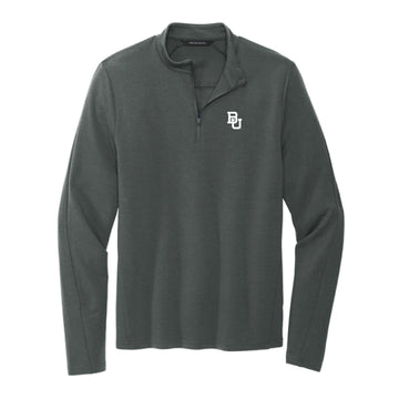 The BU Logo | Embroidered Anchor Grey Pullover