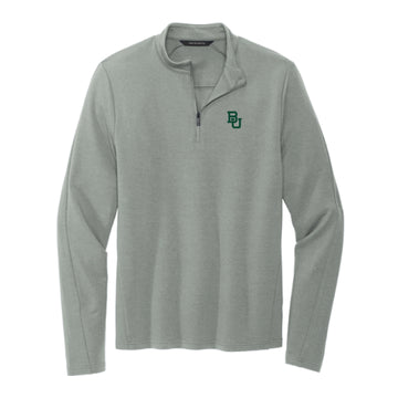 The BU Logo | Embroidered Gusty Grey Pullover