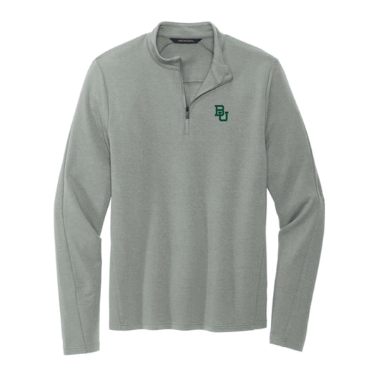 The BU Logo | Embroidered Gusty Grey Pullover