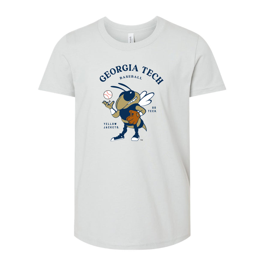 T-shirt Georgia Unisex Per Bambini E Ragazzi, Taglio Dritto, Maniche E Scollo A Contrasto