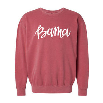 The Bama Script | Crimson Sweatshirt