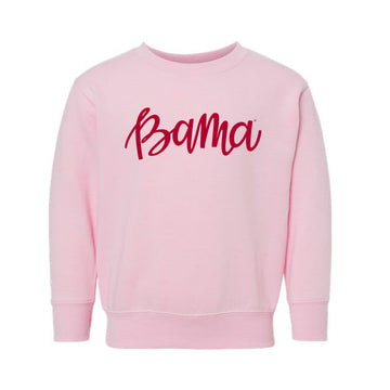 The Bama Script | Toddler Pink Sweatshirt