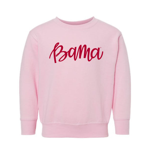 The Bama Script | Toddler Pink Sweatshirt