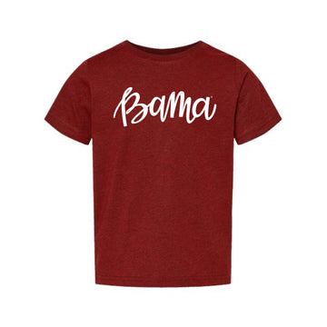 The Bama Script | Toddler Cardinal Blackout Tee