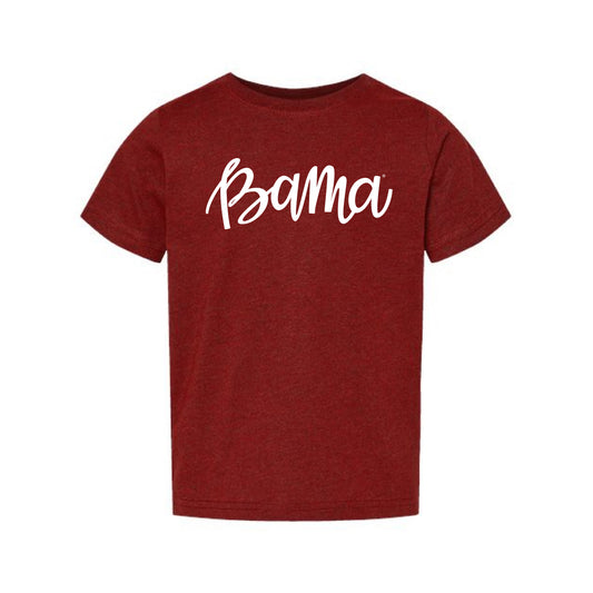 The Bama Script | Toddler Cardinal Blackout Tee