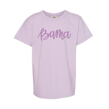 The Bama Script | Youth Orchid Tee