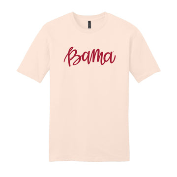 The Bama Script | Rosewater Pink Tee