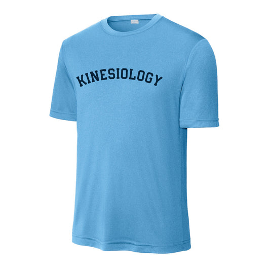 The Baseball Kinesiology | Adult Carolina Blue Sport-Tek Tee