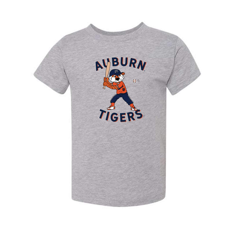 The Batting Aubie | Toddler Athletic Heather Tee