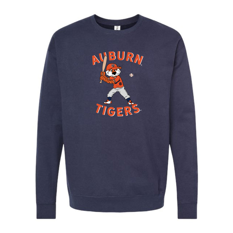 The Batting Aubie | Adult Navy Sweatshirt