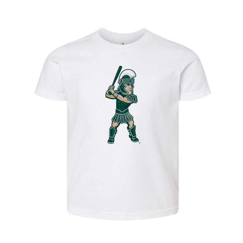 The Batting Sparty | Youth White Tee