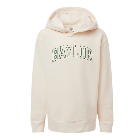 The Baylor Arch Outline | Youth Ivory Hoodie
