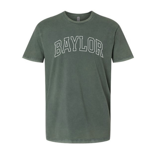 The Baylor Arch Outline | Washed Royal Pine Tee