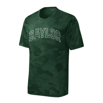 The Baylor Arch Outline | Youth Forest Green Tee