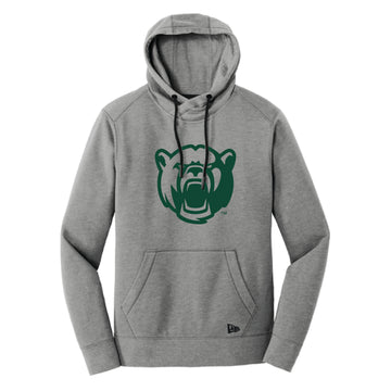 The Baylor Bear Logo | Shadow Grey Heather Pullover Hoodie