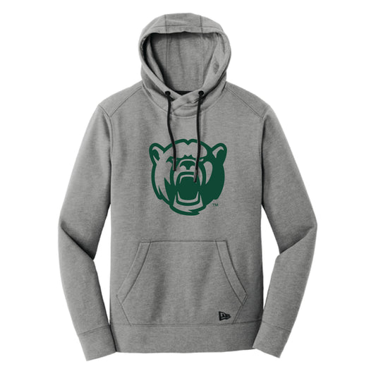 The Baylor Bear Logo | Shadow Grey Heather Pullover Hoodie