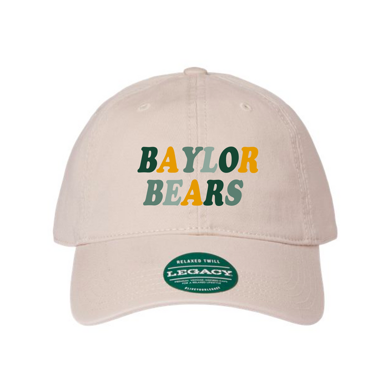 The Baylor Bears Rainbow Embroidered | Stone Legacy Dad Hat