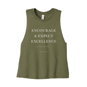 The Baylor Creed | Heather Olive Tank