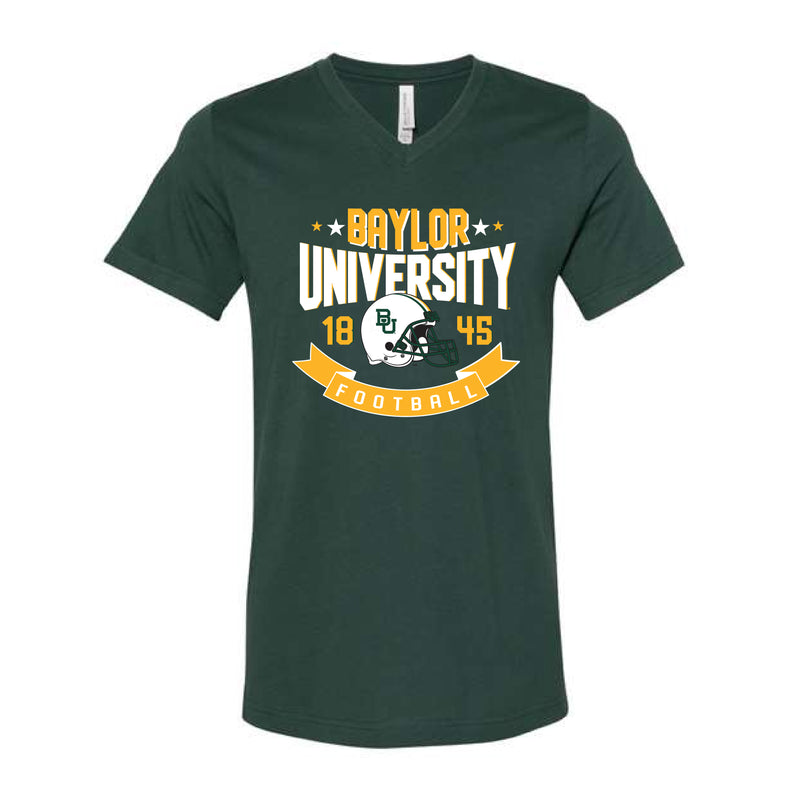 The Baylor Football EST | Forest V-Neck Tee