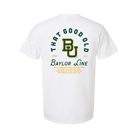 The Baylor Line Tradition | White Pocket Tee
